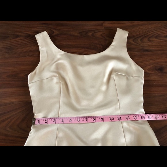 Champagne Formal Dress w/ shawl - Picture 7 of 10